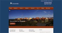 Desktop Screenshot of crescendo.dk